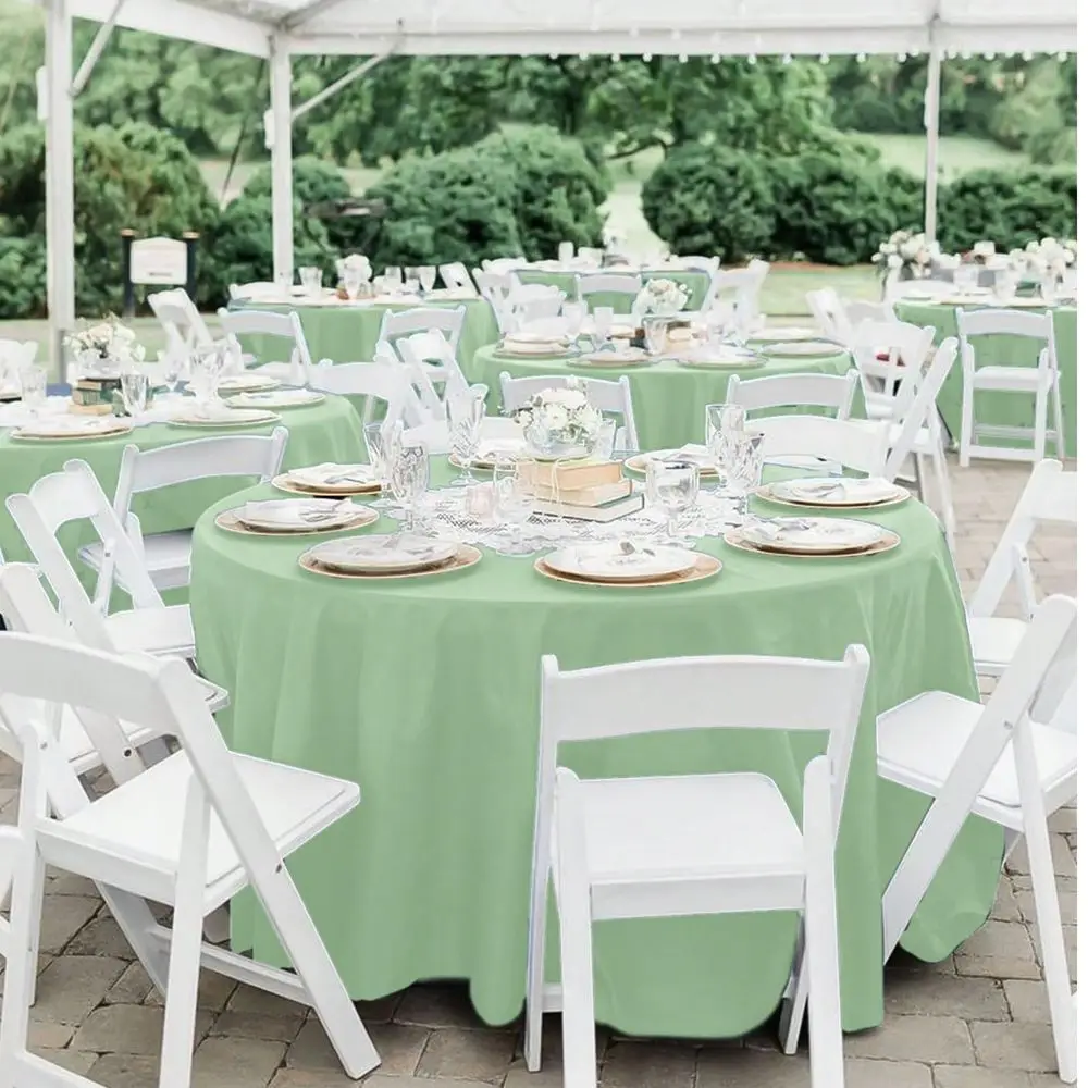 

Pack Tablecloth 90 X 156 Inch, Rectangle Tablecloth For 8 Foot Tables, Polyester Rectangular Table Cloths In Bulk, Wrinkle Resi