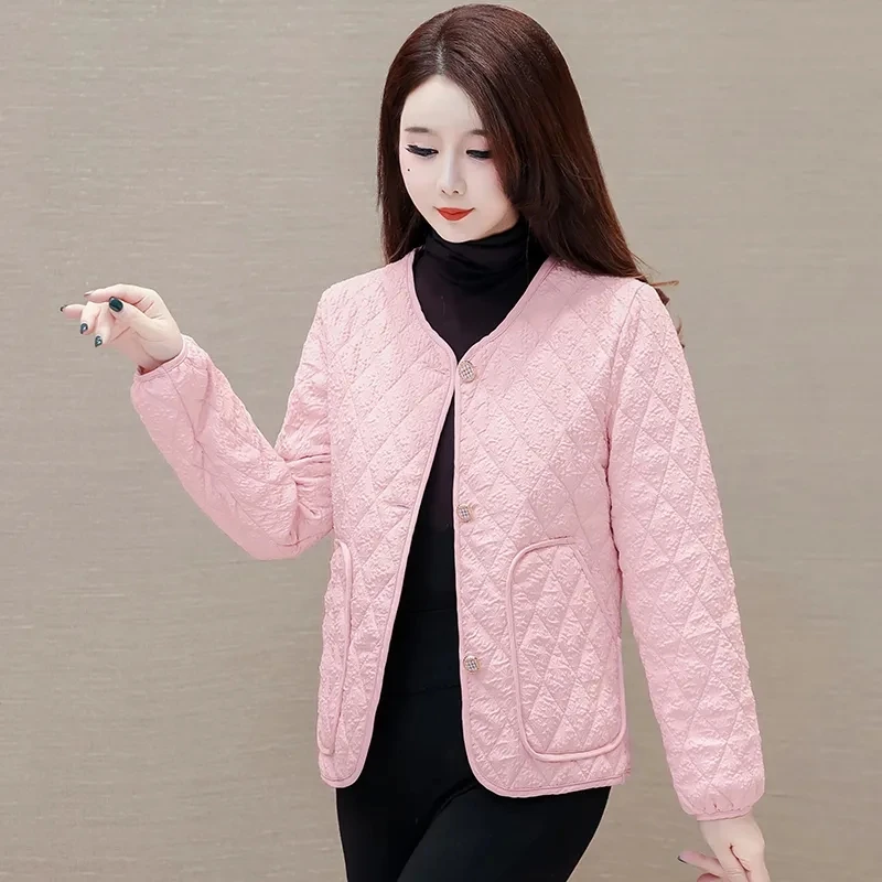 Xiaoxiangfeng Cotton-Padded Coat Female Temperament Outerwear Autumn Winter 2024 New Loose Casual Light Down Jacket Women Parkas