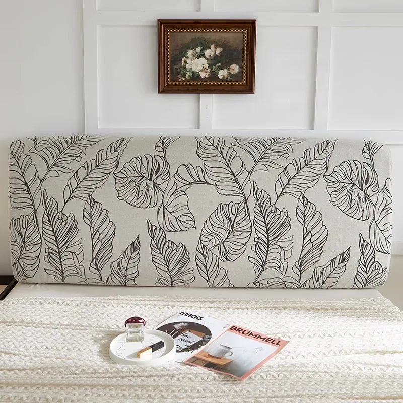 Fodera per testiera del letto jacquard Fodera per testata del letto elastica in stile retrò Comfort Fodera per schienale del letto all-inclusive nell'arredamento della camera da letto