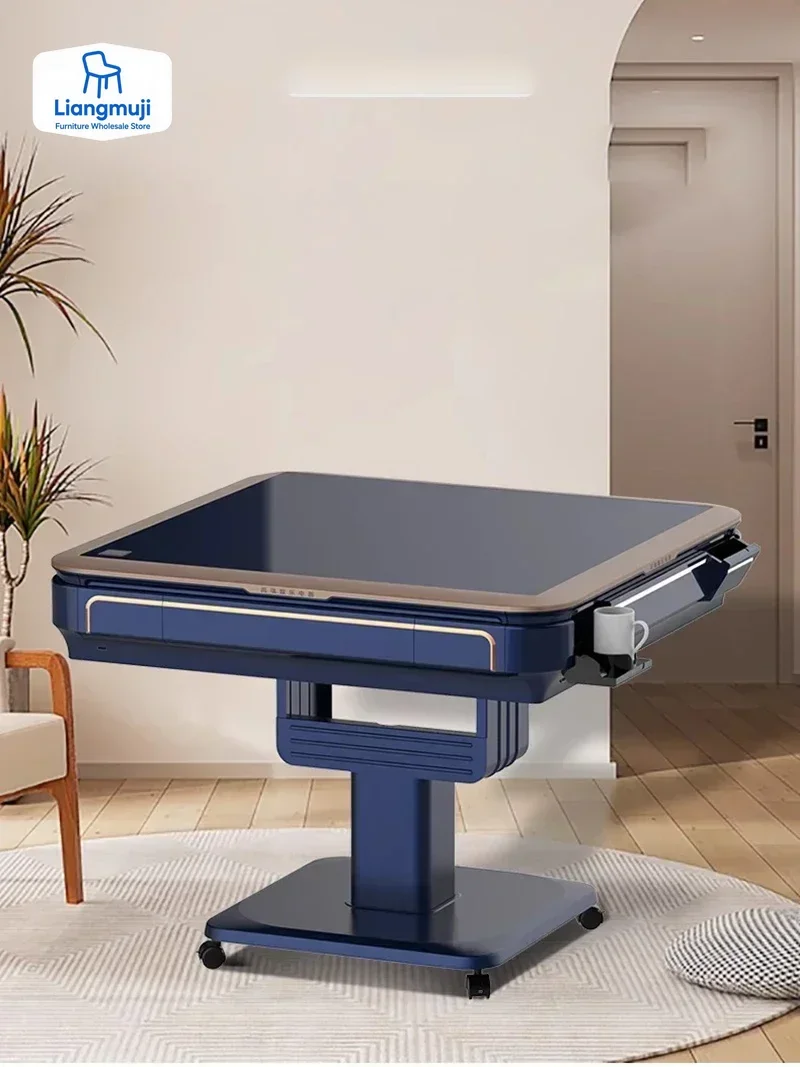 Усовершенствованный ультратонкий обеденный стол из закаленного стекла, складной домашний кабинет, стол для маджонга, рабочий стол для отдыха, Mesa De Comedor, мебель для дома LVMC