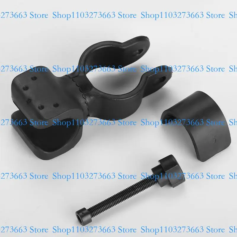 

652F 6pack Bicycles Lamp Clamp Regulable Handlebars Clip Universal Bike Mount Clip for Outdoor Use