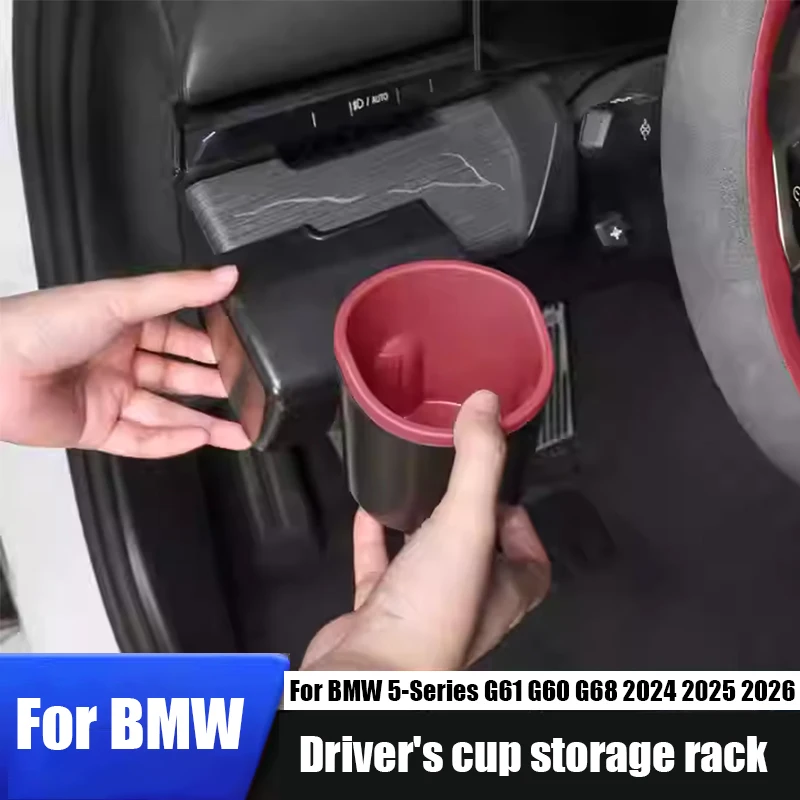 

for BMW 5 Series G61 G60 G68 2024 2025 2026 Central control dashboard cup holder storage cup holder car built-in storage box