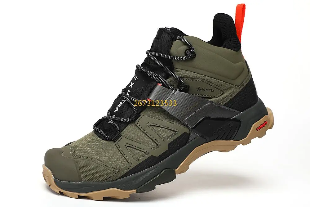 X Ultra 4 GTX Mid-Cut Hiking Shoes, Wear Resistant Outdoor Hiking Shoes for Men/Women