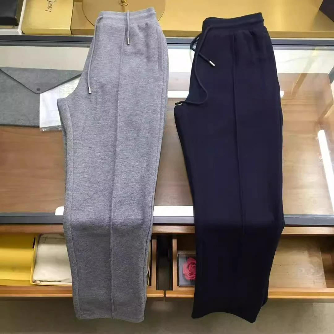 

BC итальянские осенние и зимние новые модные прямые повседневные брюки с вышивкой, мужские повседневные однотонные брюки в деловом стиле