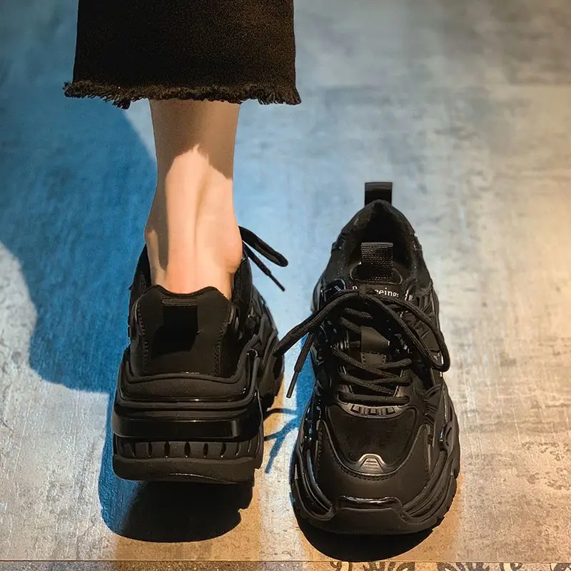 Spring Summer 2024 Women Buffalo Shoes Platform Sneakers Tennis Female Casual Harajuku Korean Fashion Chunky Footwear