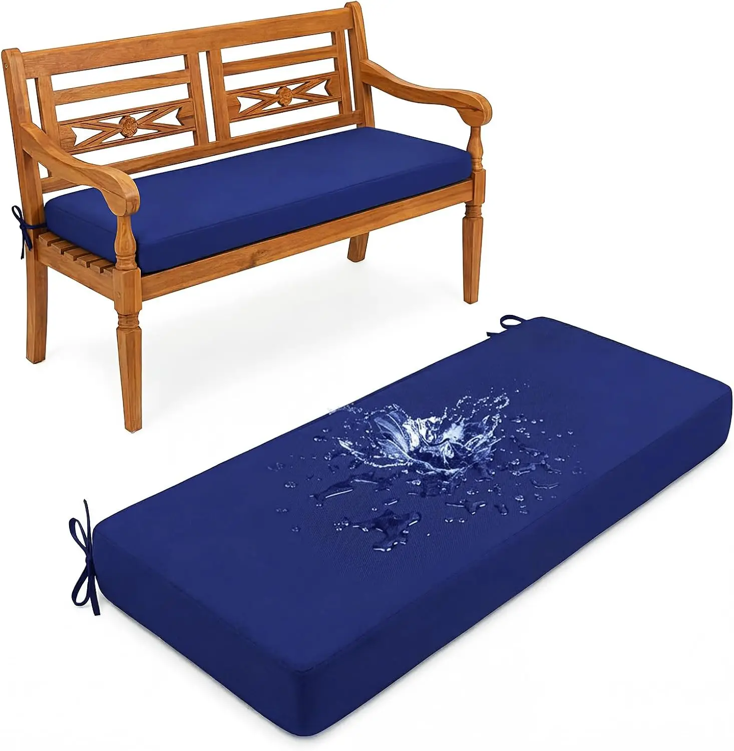 Custom Outdoor Waterproof Cushions Custom Sofa Pillows Garden Chaise Cushions Windowsill Balcony Cushions Washable Swing Cushion