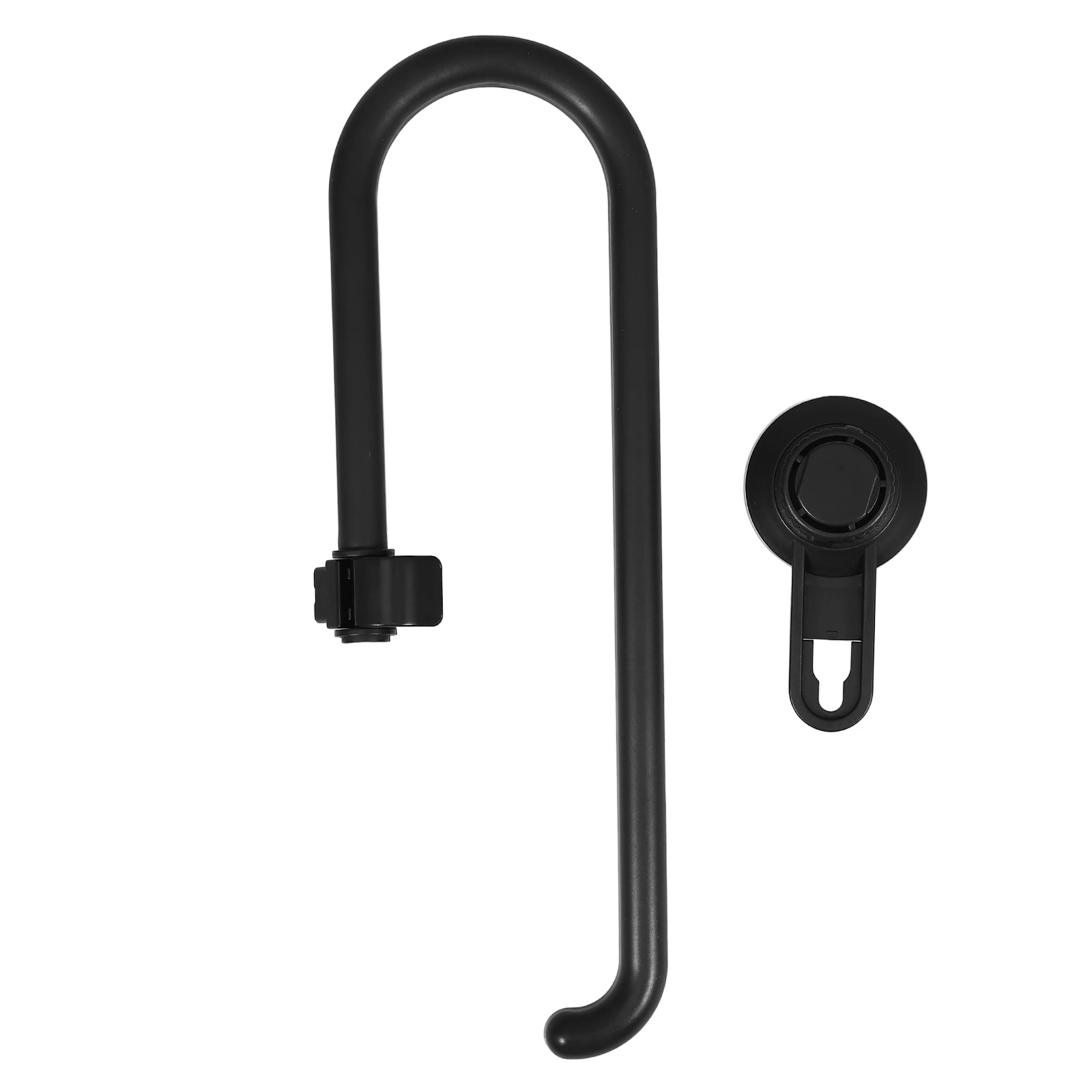 

Wall Mounted Tissue Holder Black Bathroom Towel Adhesive No Punching Material Space Saving Design Modern Versatile Use