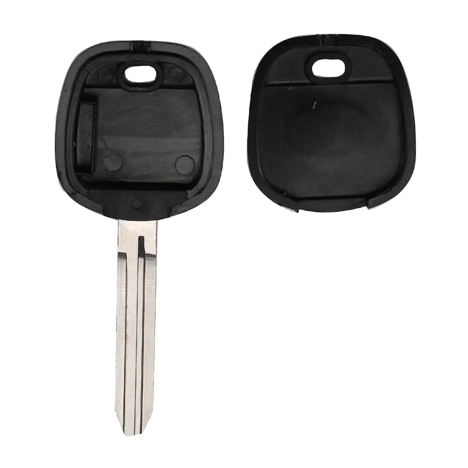 jingyuqin For Toyota Tacoma fit Lexus Fob Remote Car Key Shell No Chip Transponder With TOY48 /Toy43 /VA2 Blade Replacement