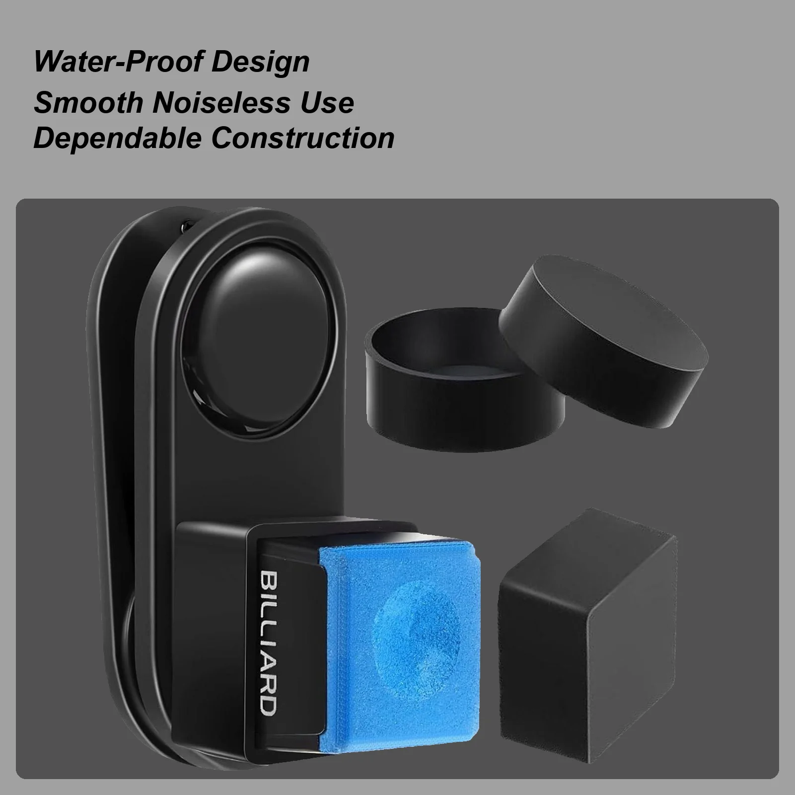 

Магнитный держатель для мела для бильярдного кия Магнитный держатель для мела для бассейна для практики тихий мяч Спортивные тренировочные принадлежности для домашней гостиной