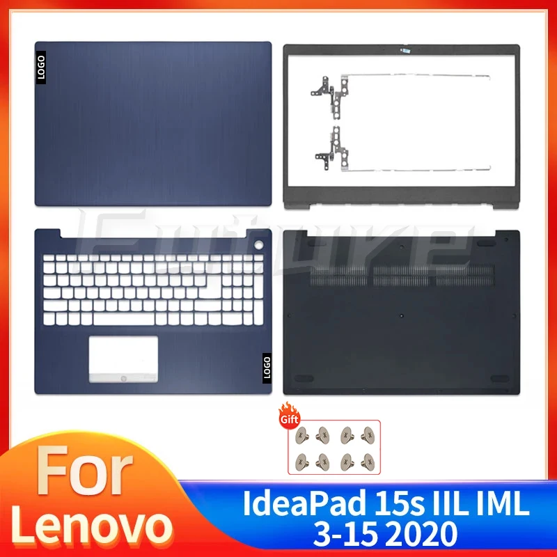 

New LCD Back Cover Bezel Palmrest Bottom Case For Lenovo Ideapad 3 15ITL05 15ADA05 3-15 3-15ARE05 15IML05 15IIL05 15IGL05 Blue