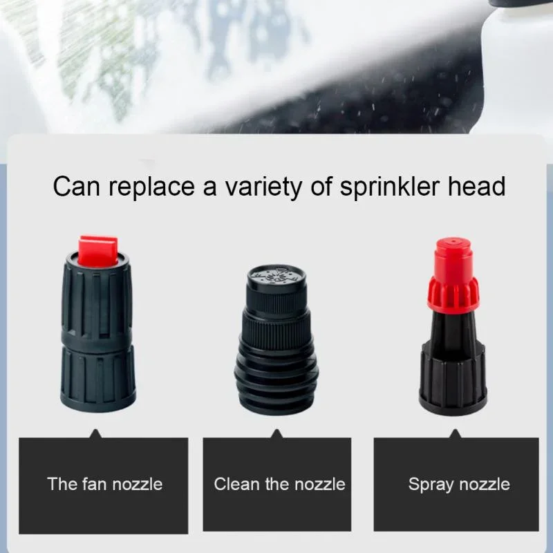 3L Hand Pump Foam Sprayer Pressurized Foam Sprayer 3L Pressure Foam Cannon Snow Nozzle Car Wash Car Window Cleaning