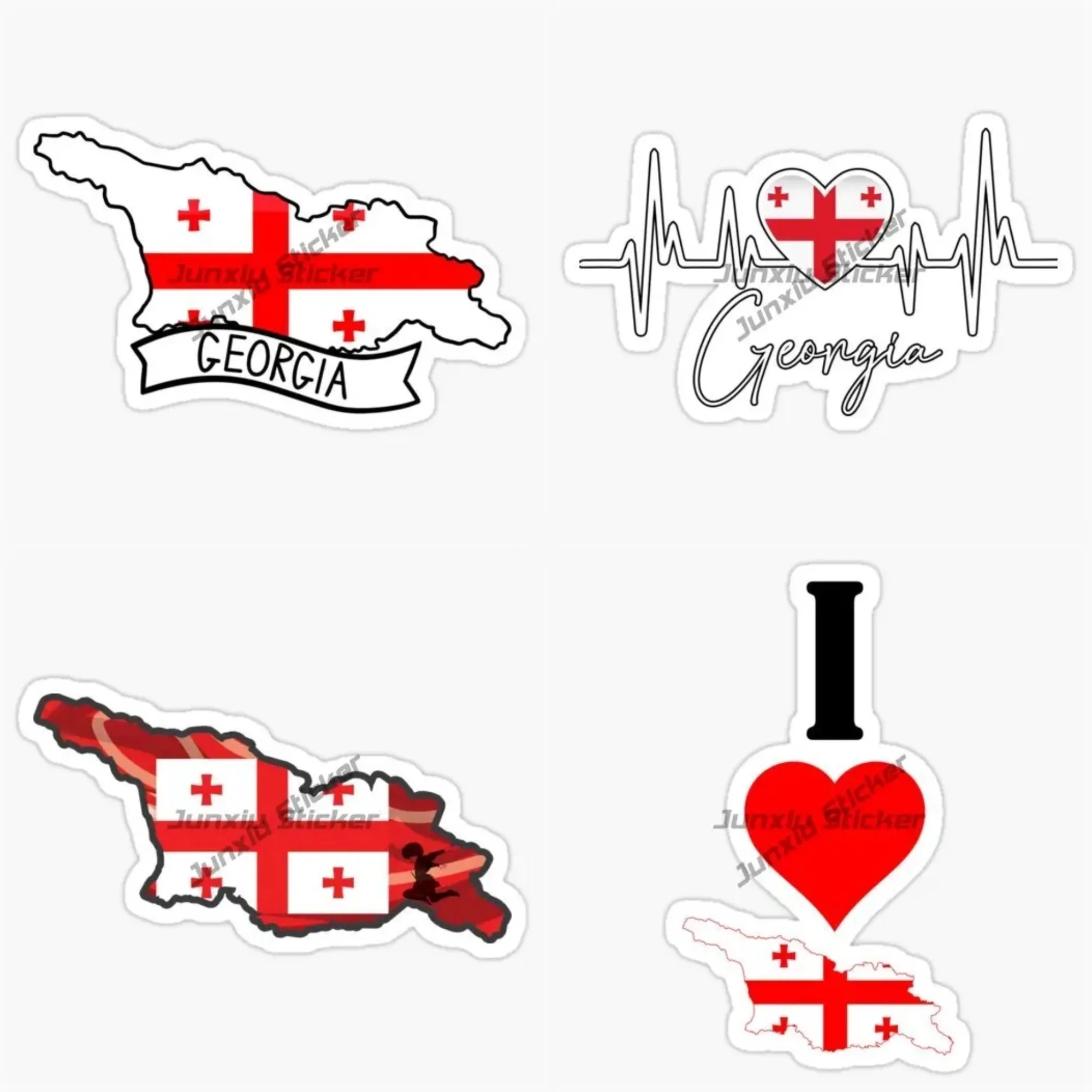 

Виниловая наклейка с графическим изображением в стиле Джорджии для автомобиля, ноутбука, окна, шлема, мотоцикла, устойчивая к царапинам, декоративные аксессуары