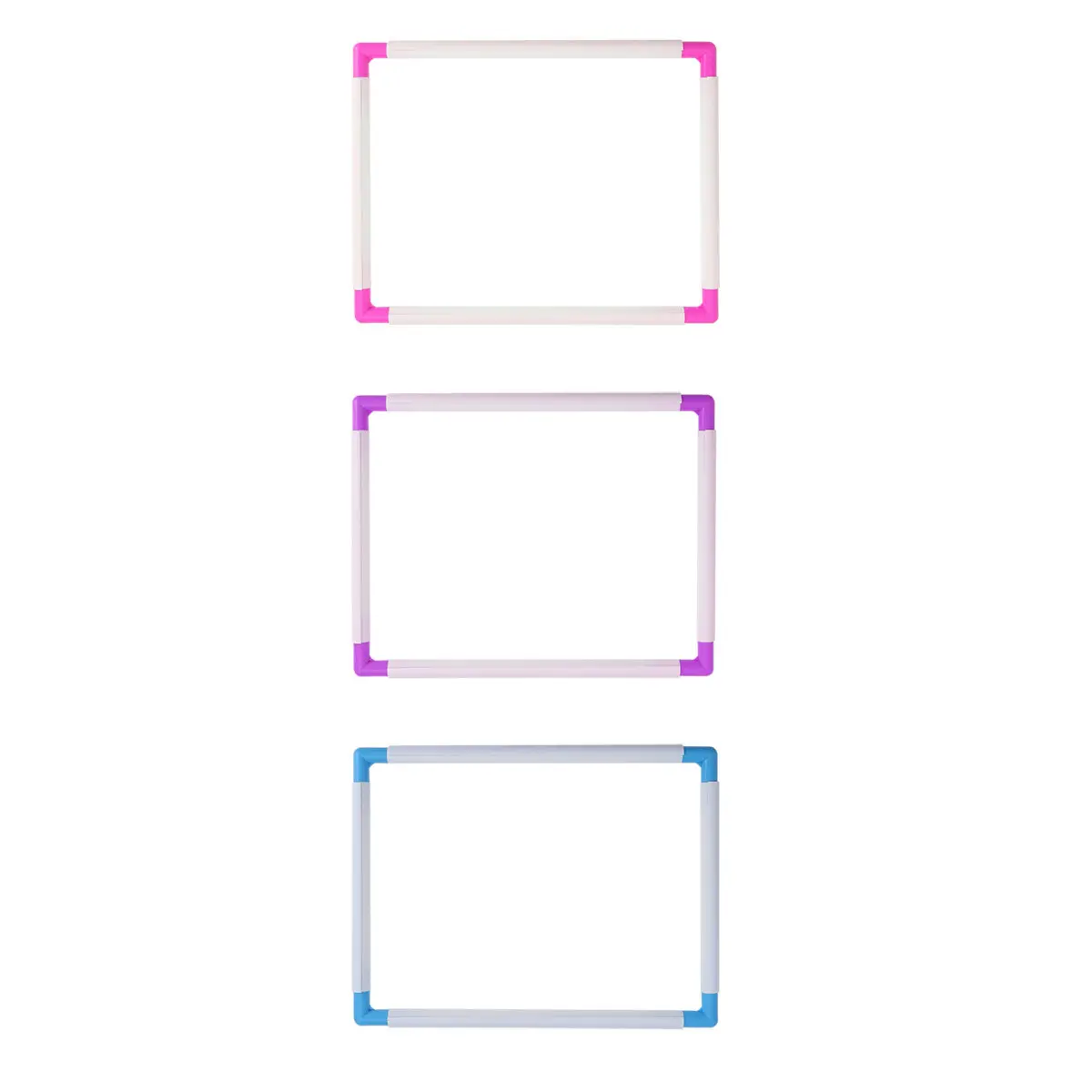 Square Embroidery Hoop Frame for Cross Stitch Quilting Needlepoint Silk Painting – Portable Foldable Easy Assembly