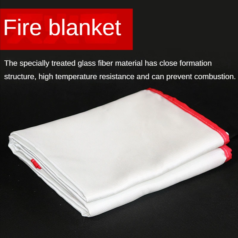 660 COCO-Couverture en fibre de feu pour la cuisine, la gastronomie, la chaleur, le degré, la flamme, la présidence, Essary, Fire Blanket, Compartiment, Escape, 1.2x1.2m