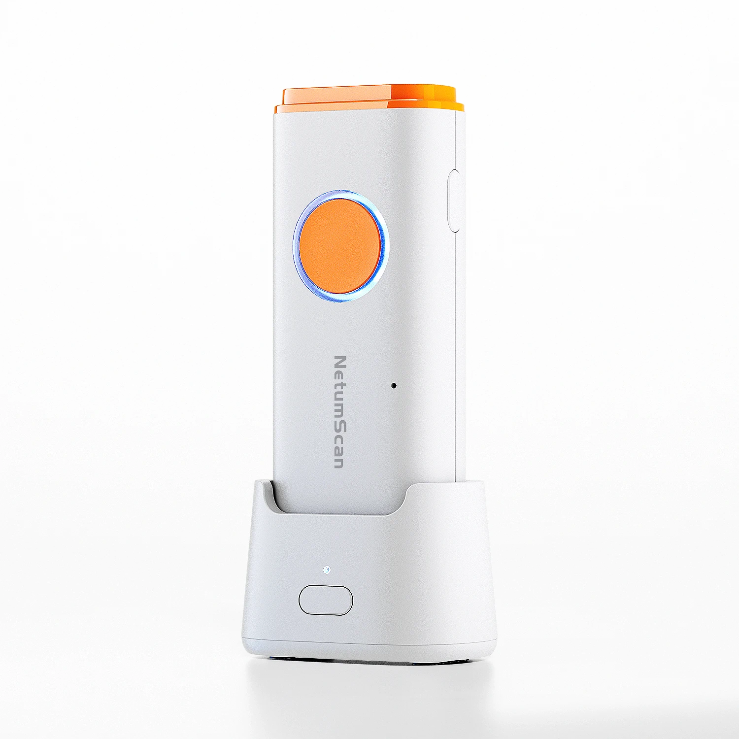 NETUM Bluetooth 1D/2D Barcode Scanner with Charging Dock, Upgraded Connectivity for iPhone iPad, Portable 2D QR