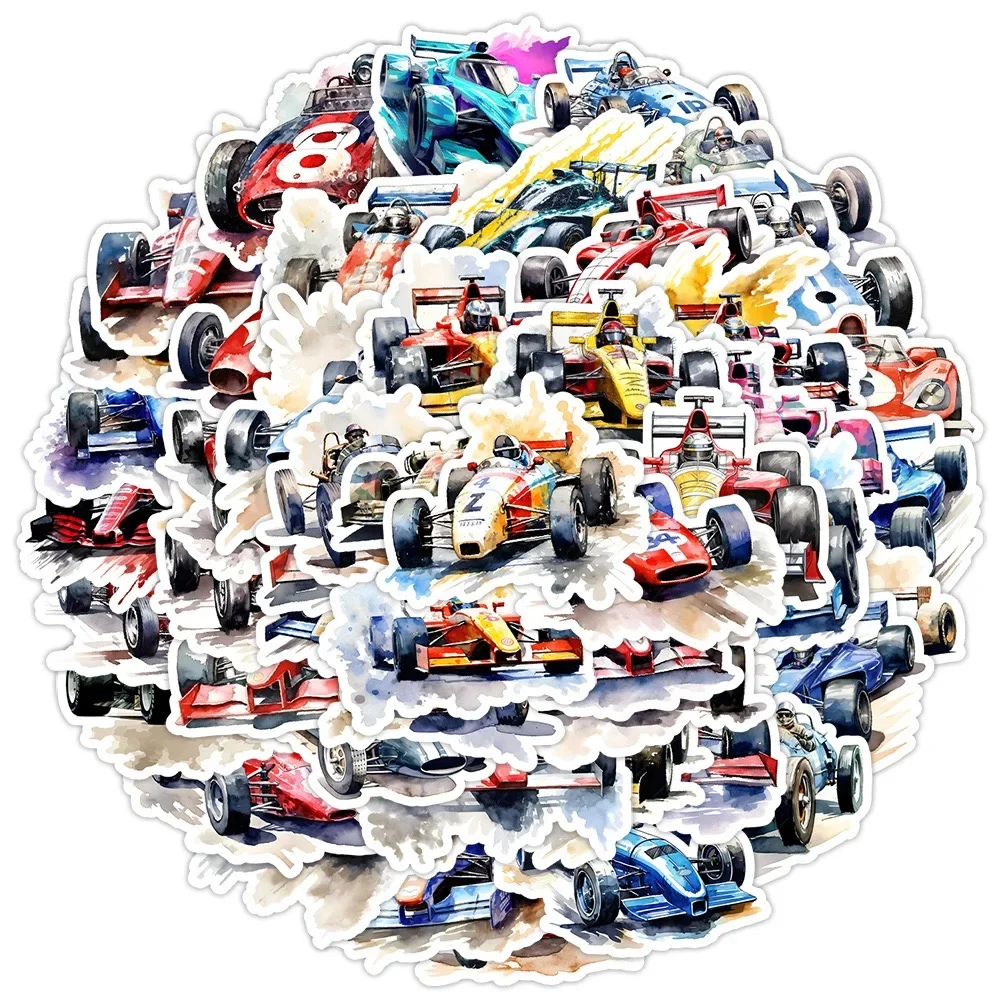 

10/50Pcs F1 Formula One Racing Stickers Funny Cartoon Graffiti Decal Laptop Luggage Skateboard Motorcycle Bike Helmet Sticker
