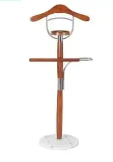 

Solid wood coat stand floor to ceiling suit stand bedroom office hotel suite vertical post bag hotel coat rack.
