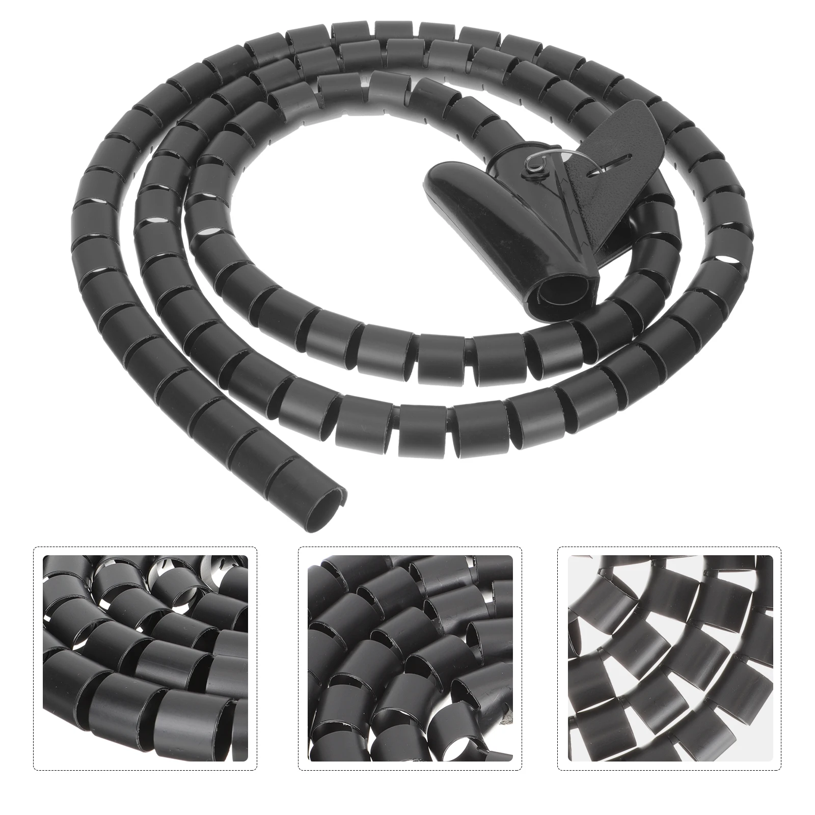 

Spiral Cable Wrap Coiled Tube Sleeve Wire Organizer Flexible Durable Easy Installation For Home Office Computer Cable