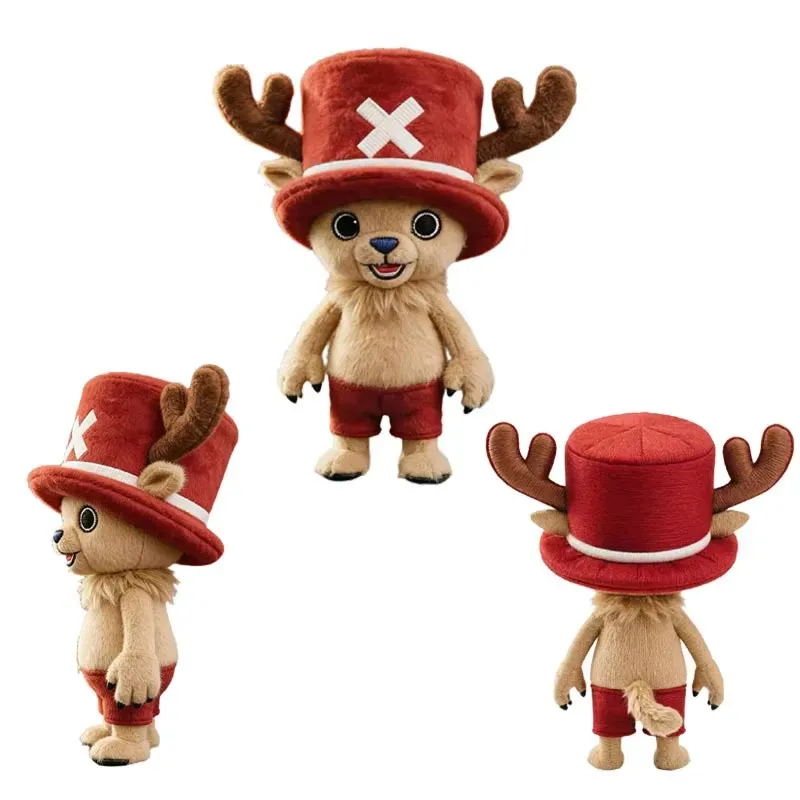 Image of Anime One Piece Tony Chopper Plüschtier Tierfigur Niedlicher Chopper Plüschpuppe Gefülltes Kissen Weiches Spielzeug Geburtstagsgeschenke Sammlerstück