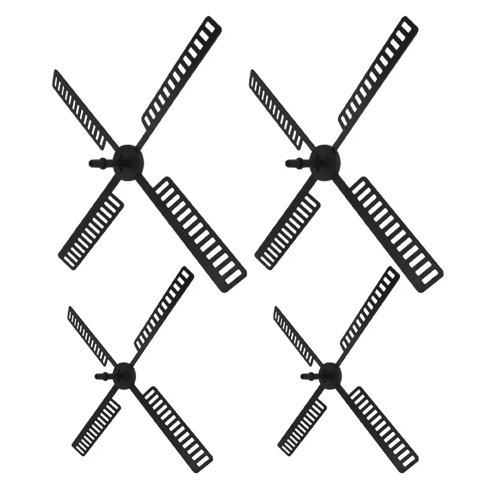 

4 шт. водонепроницаемых лопастей для садовой ветряной мельницы из смолы, солнечные декоративные сменные лопасти для уличных ветряных мельниц, запасные части для сада