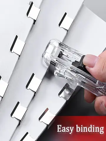 New Stapler With Press Clip For Disassembling Stapler Clamp Tape Distributor Paper Clip Office Supplies Set Desk Stapler