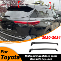 For Toyota Highlander Kluger 2020 2021 2022 2023 2024 Car Roof Load Luggage Rack Roof Beam Rod Loading Parcel Modification Kit