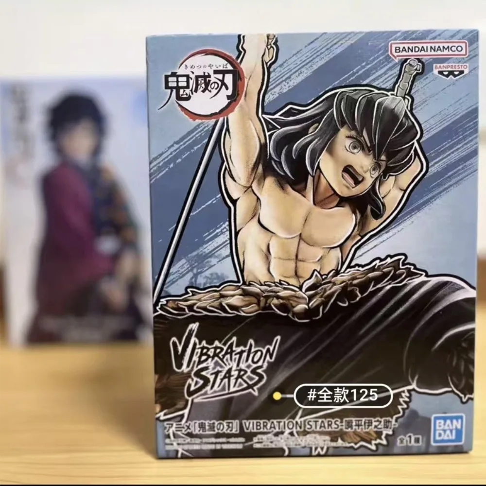 

В наличии оригинальные BANDAI аниме Demon Slayer VIBRATION STARS Hashibira Inosuke аниме фигурки модель орнамент игрушки подарки