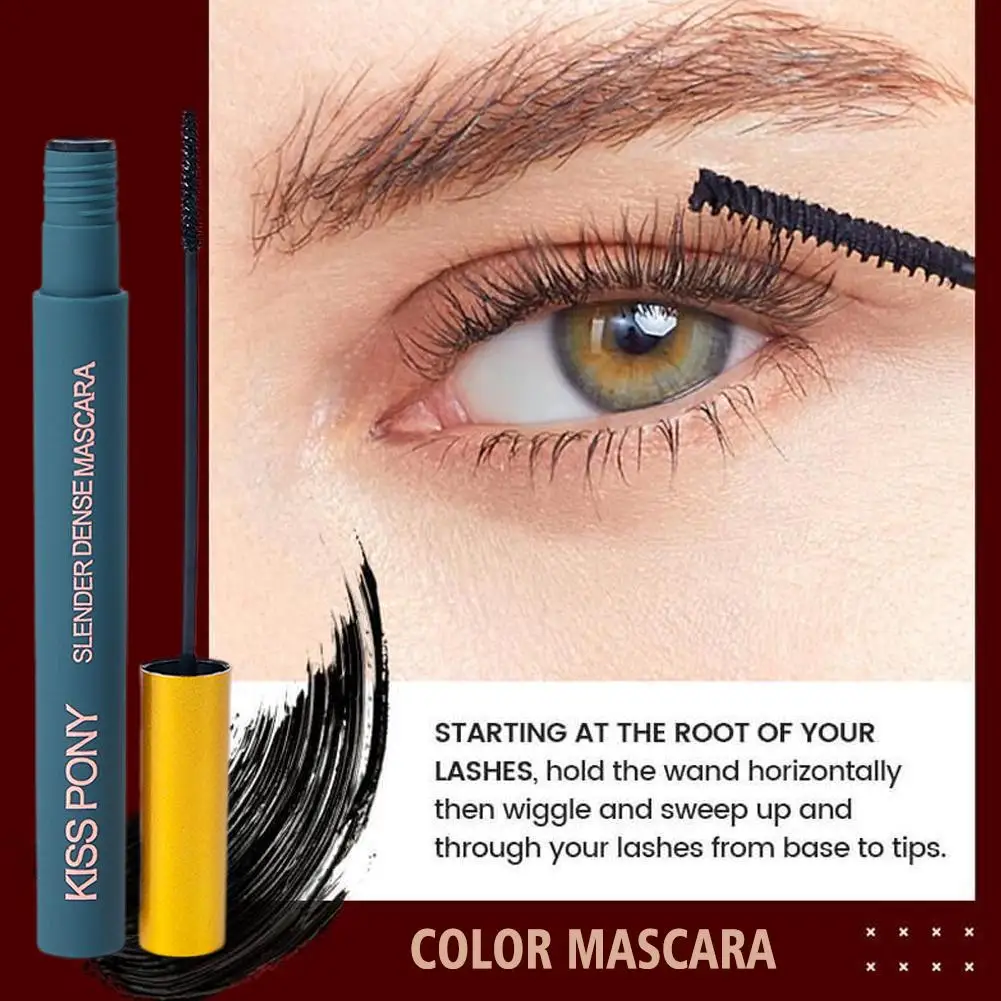 Magische Kleur Mascara Krul Wimperverlenging Dik Curling Lange Verlenging Duurzame Waterdichte Make-Up Wimper Tool Geen Smudgin Q 5X4