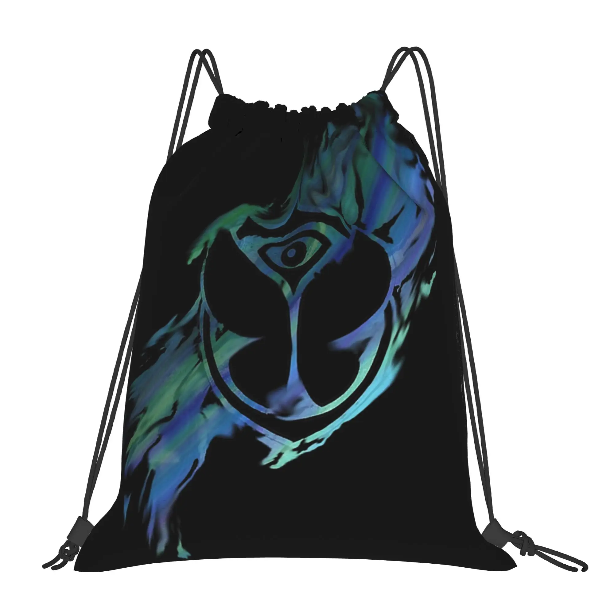

Tomorrowlands Festival Music Drawstring Backpack Sports Gym Sackpack Water Resistant String Bag for Exercise