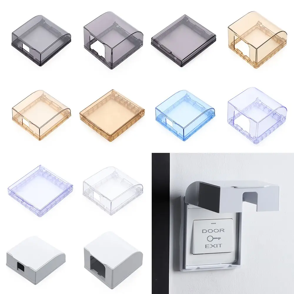 Wall Self-Adhesive Splash-Proof Box Protection Socket Switch Protective Cover Electric Plug Cover Wall Socket Waterproof Box view 4