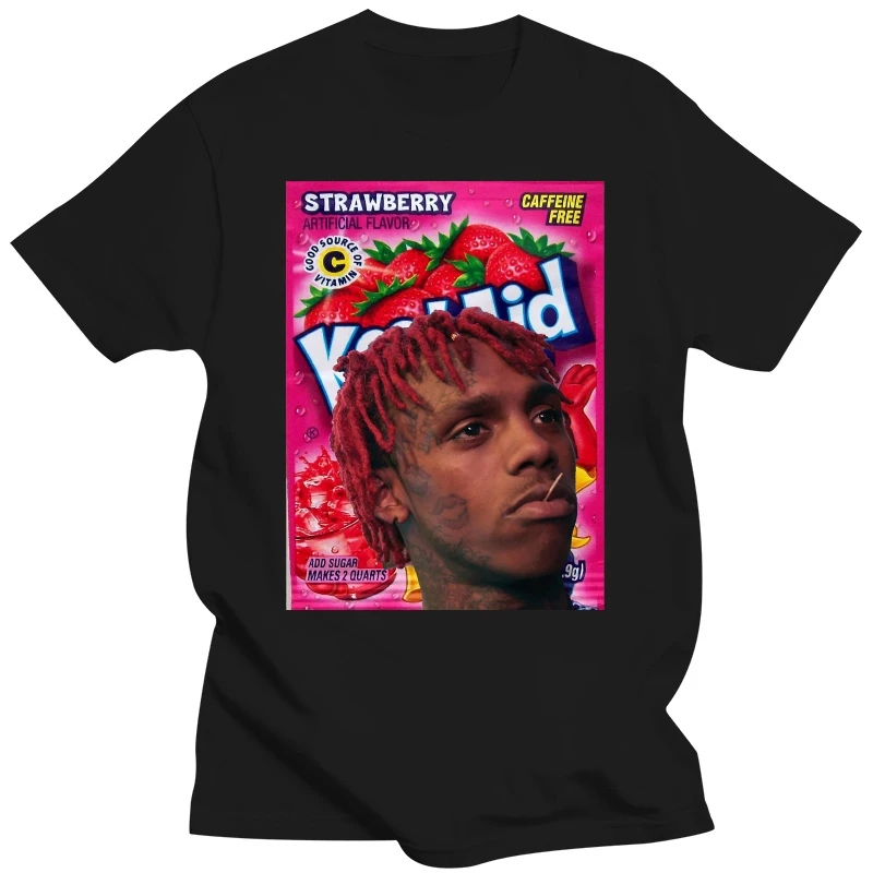 Dexter T Shirt KoolAid Famous Dex Flavored T-Shirt 100 Cotton Man Tee Shirt Awesome Short Sleeve Big Beach Printed Tshirt