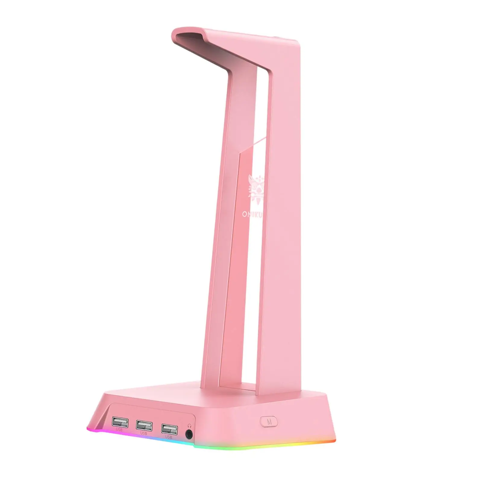 RGB-Kopfhörerständer mit 3,5-mm-Universalhalterung für Office Desktop PC Home
