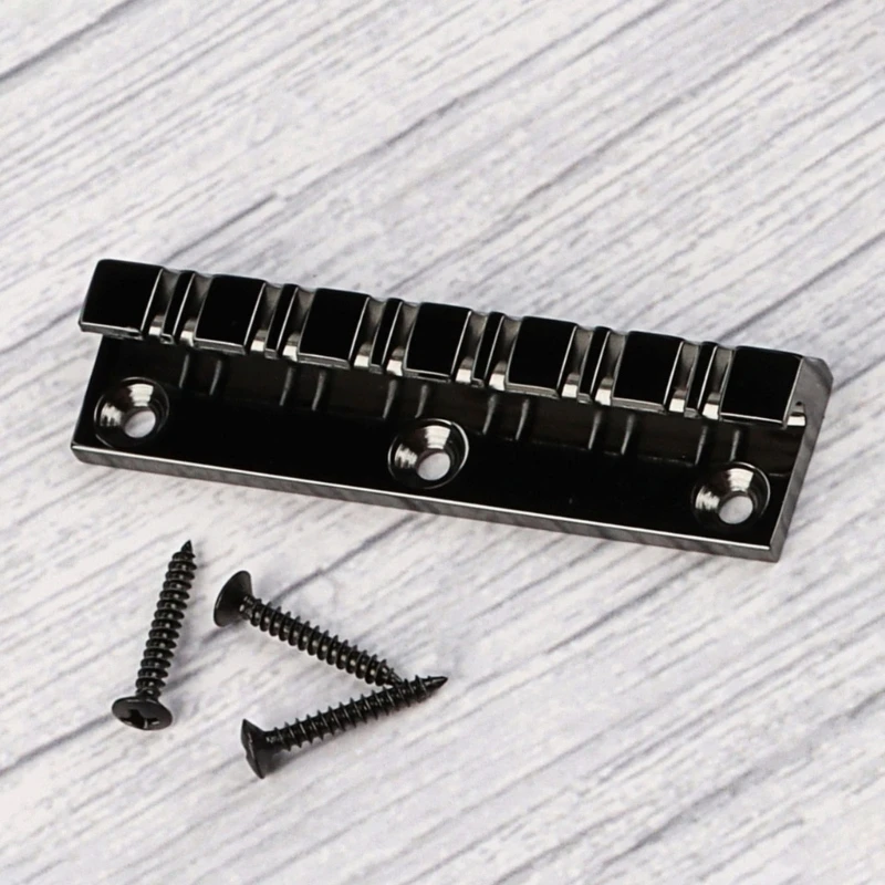 12 String Bass Guitar Bridge Adjustable String Bass Bridge Metal Texture Black Metal Bridge Present for Professional TOP quality