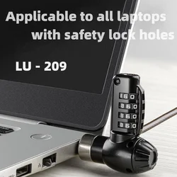 kensington Universal Laptop Lock Anti-Theft Cable Lock Digital Equipment  Locker for Laptops PC Monitor Other Devices Black 2M