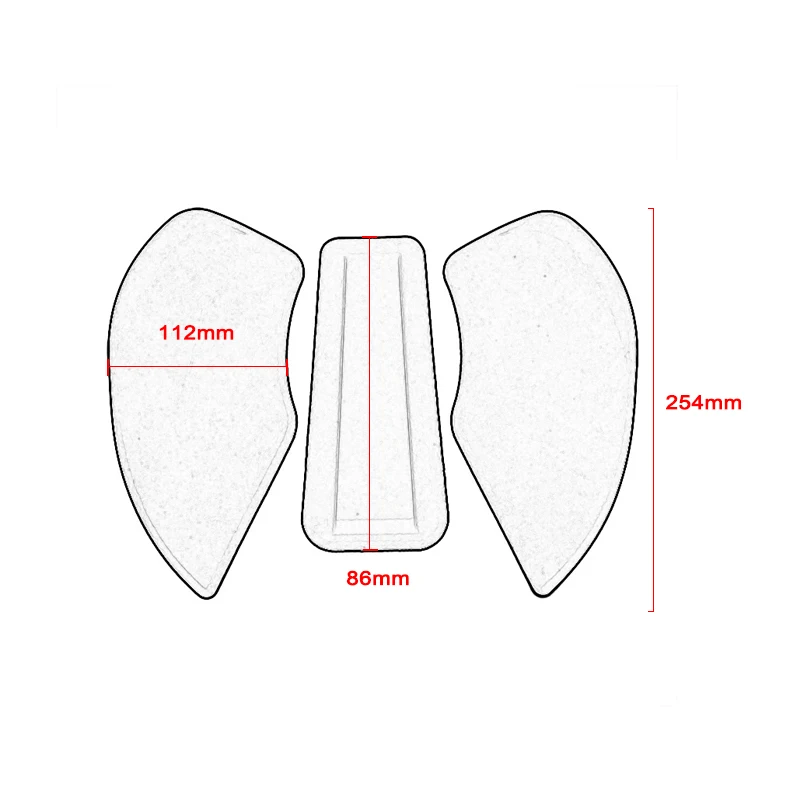 Almohadillas antideslizantes para BMW R NINE T, cubierta RNINET R9T Scrambler Urban Racer 2014-2023, almohadilla de depósito para motocicleta, pegatina de agarre lateral para rodilla de Gas