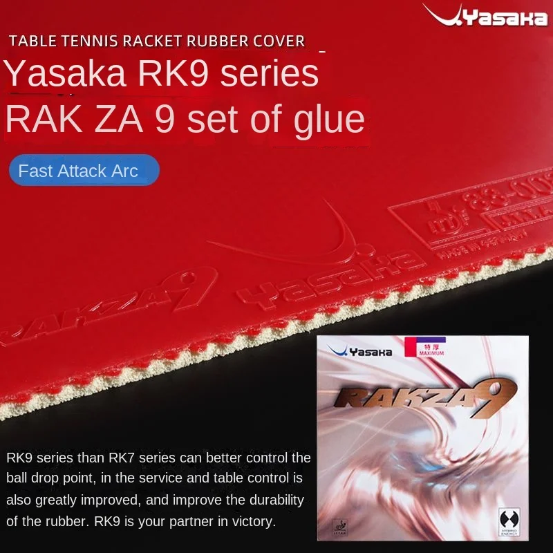 YASAKA RAKZA Power Table Tennis Rubber Ball Reverse Glue Cover RK9