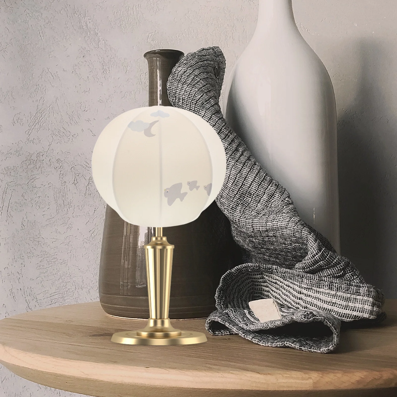 

1pcs Decorative Table Lamp Shade Modern Fabric For Bedroom Living Room Desk Floor Light E27 Replacement Cozy Ambient Lighting