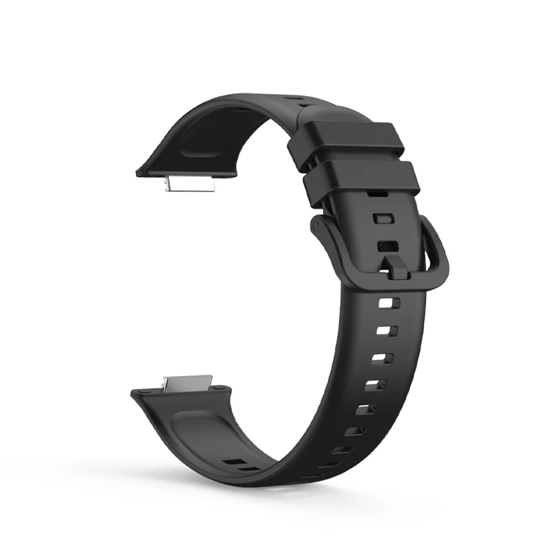 シリコンブレスレットhuawei社腕時計フィット2ストラップスマート手首時計バンドメタルバックル交換コレアfit2バンドアクセサリー