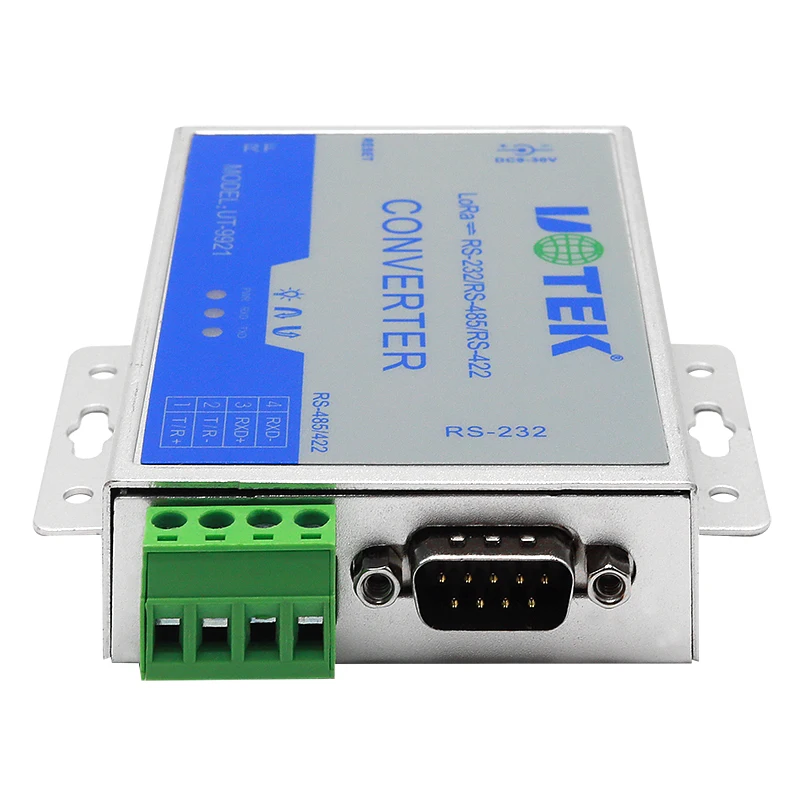 UOTEK LoRa إلى RS-232/485/422 محول اتصالات لاسلكية طويلة المدى محول LoRa عالي الجودة UT-9921