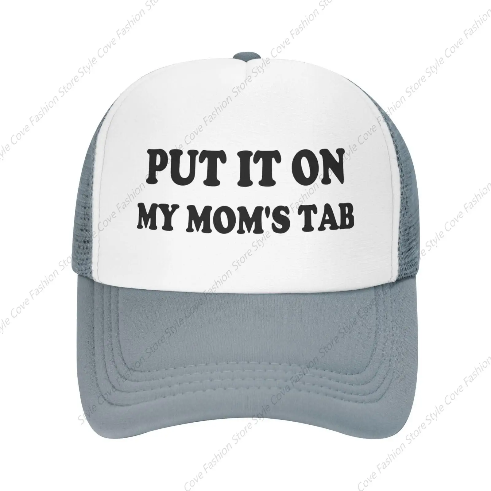 

Put It On My Mom'S Tab Mesh Hat Adjustable Adult Mesh Hat Hip Hop Truck Hat Four Seasons Hat Unisex Cap For Outdoor Travelling