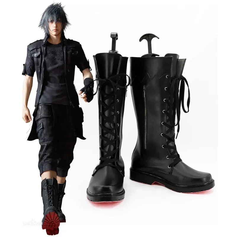 Game Final Fantasy XV Noctis Lucis Caelum cosplay shoes boots ff15 adult men shoes Halloween Christmas party accessories EU size