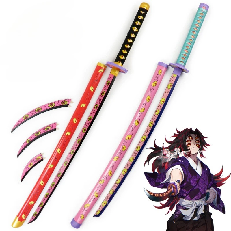 

103cm/40.56in Demon Killer Black Death Plastics Samurai Sword Anime Peripherals Cosplay With Sheath Katana Model Props Boy Gifts