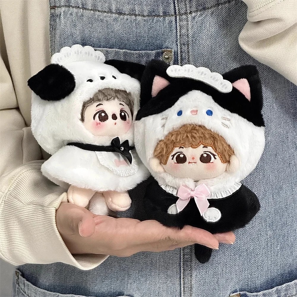 Original Animal Cafe Wolf Dog Cat Cloak Suit For 10cm Doll Toy Clothes Costume Cosplay Kids Gift