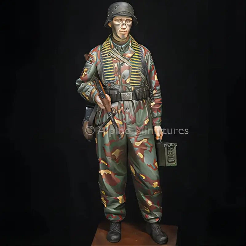 

1/16 Resin Figure Soldier Model Ammunition Transport Armored Division Gk Handmade White Model Soldier Unassembled And Unpainted