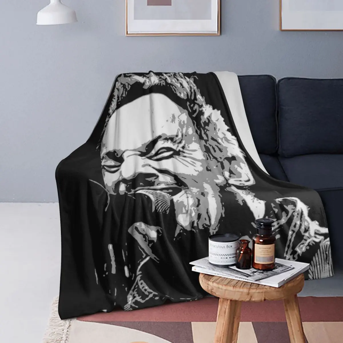 

Одеяло Брюса Фредерик Спрингстин — американская певица, мягкое теплое фланелевое одеяло для гостиной, пикника, путешествия, дивана