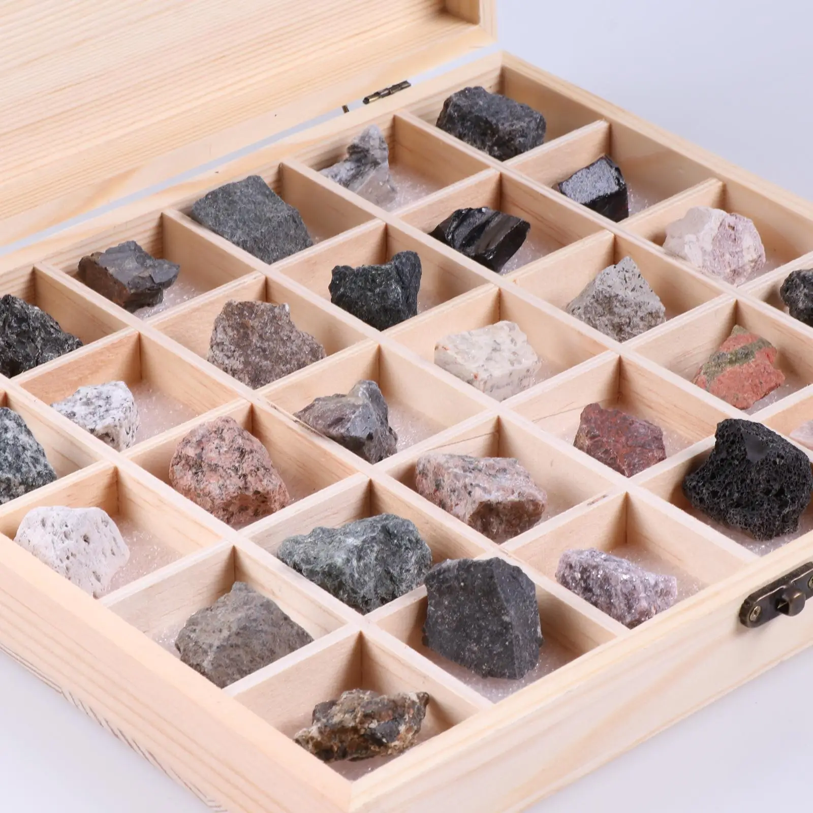 Geology Science Specimens Kit Educational Magmatic Igneous Rock Collection Mineral Identification Accessory for Classroom