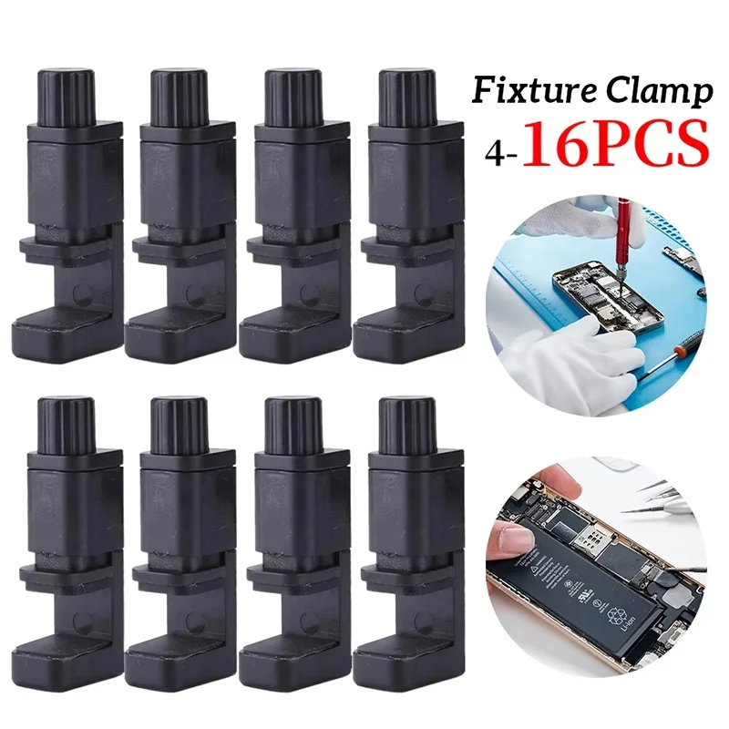 4-16pcs Universal Phone Screen Fixture Tool Phone Screen Repair Kit Adjustable LCD Screen Fastening Clamp For iPhone iPad Tablet