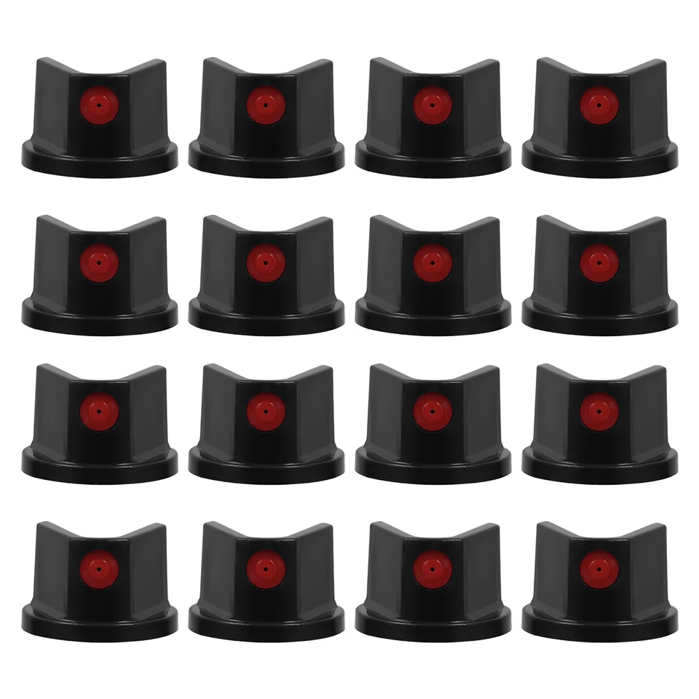 

25pcs Spray Paint Nozzles Black Replacement Tips For Spray Cans Waterproof Fast Application Portable Lightweight Compatible With