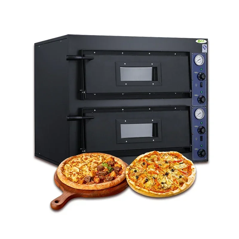 Commercial High Quality Professional Industrial Double Layer Pizza Oven Restaurant Hotel Electric Pizza Oven