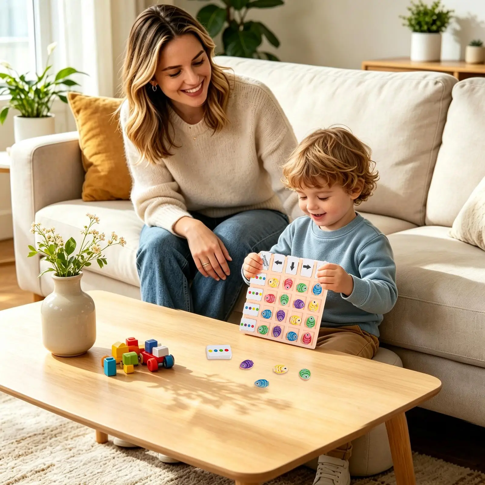 子供向け分類おもちゃ-魚の論理的思考を養う面白い知育玩具-子供向け論理分類マッチングゲーム-男の子-女の子-家庭用-日常遊び